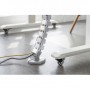 ASSMANN Electronic DA-90506 blindosbarra Portacavi a curva Argento (DA-90506)