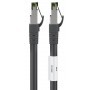 Wentronic 66720 cavo di rete Nero 0,5 m Cat8.1 S/FTP (S-STP) (66720)