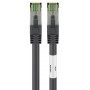 Goobay 66721 cavo di rete Nero 1 m Cat8.1 S/FTP (S-STP) (66721)