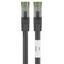 Goobay 66721 cavo di rete Nero 1 m Cat8.1 S/FTP (S-STP) (66721)