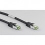 Goobay 66721 cavo di rete Nero 1 m Cat8.1 S/FTP (S-STP) (66721)