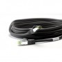 Goobay 66721 cavo di rete Nero 1 m Cat8.1 S/FTP (S-STP) (66721)