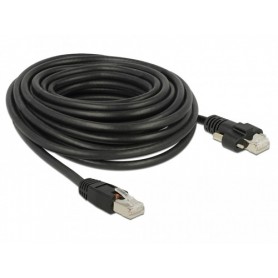 DeLOCK 85672 cavo di rete Nero 10 m Cat6 S/FTP (S-STP) (85672)