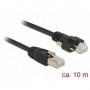 DeLOCK 85672 cavo di rete Nero 10 m Cat6 S/FTP (S-STP) (85672)