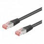 Goobay CAT 6-1000 SSTP PIMF Black 10m cavo di rete Nero (68694)