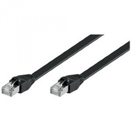 Goobay CAT6 U/UTP Flat 0.5m cavo di rete Nero 0,5 m U/UTP (UTP) (95379)