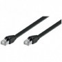 Goobay CAT6 U/UTP Flat 20m cavo di rete Nero U/UTP (UTP) (95385)