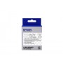 Epson Nastro fondo Trasparente per testo Bianco 12/9 LK-4TWN (C53S654013)