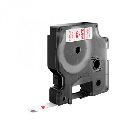 DYMO D1 - Standard Etichette - Rosso su bianco - 9mm x 7m (S0720700)