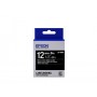 Epson Nastro fondo Lucido Nero per testo Bianco 12/9 LK-4BWV (C53S654009)