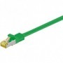 Goobay RJ-45 CAT7 1m cavo di rete Verde S/FTP (S-STP) (91586)