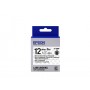 Epson Nastro fondo Trasparente per testo Nero 12/9 LK-4TBN (C53S654012)