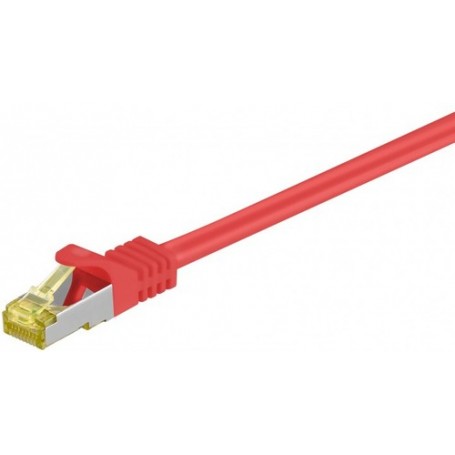 Goobay CAT 7, 2m cavo di rete Rosso Cat7 S/FTP (S-STP) (91607)