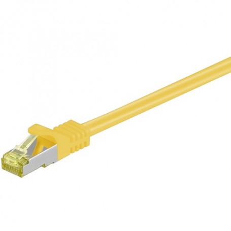 Goobay RJ-45 CAT7 3m cavo di rete Giallo S/FTP (S-STP) (91611)
