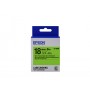 Epson Nastro fondo Fluorescente Verde per testo Nero 18/9 LK-5GBF (C53S655005)