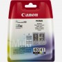 Canon PG-40 / CL-41 cartuccia d'inchiostro 2 pz Originale Ciano per foto, Magenta per foto, Nero, Giallo foto (0615B051)