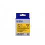 Epson Guaina Termorestringente Gialla per testo Nero, Heat Srink Tube D11mm/2,5 LK-6YBA11 (C53S656904)