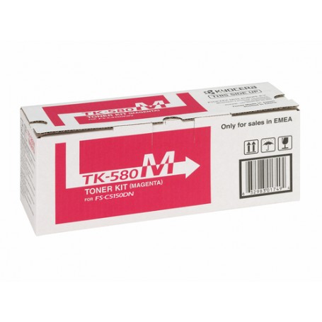 KYOCERA TK-580M cartuccia toner 1 pz Originale Magenta (1T02KTBNL0)