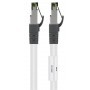 Goobay 55123 cavo di rete Bianco 0,5 m Cat8.1 S/FTP (S-STP) (55123)