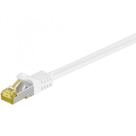 Goobay RJ-45 CAT7 10m cavo di rete Bianco S/FTP (S-STP) (91097)