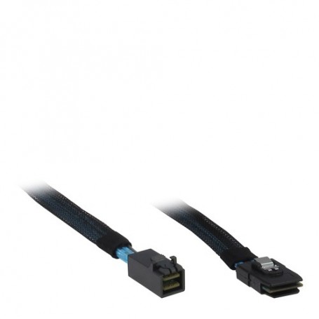 Inter-Tech 0.75m SFF 8643/SFF 8087 0,75 m Nero, Blu (88885005)
