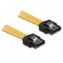 DeLOCK 0.3m SATA Cable cavo SATA 0,3 m Giallo (82473)
