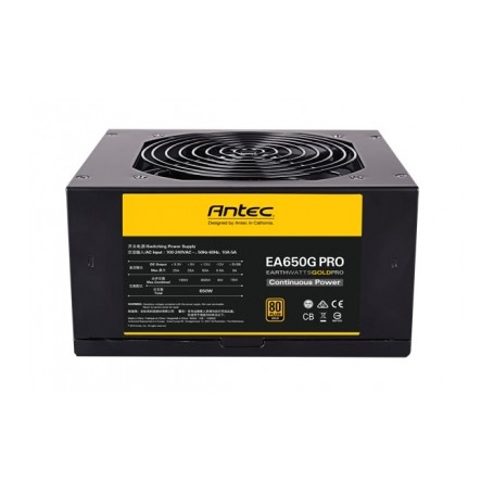 Antec EA650G Pro alimentatore per computer 650 W 24-pin ATX ATX Nero (0-761345-11618-3)