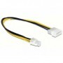 DeLOCK 0.3m P4/Molex 4-pin 0,3 m (65611)