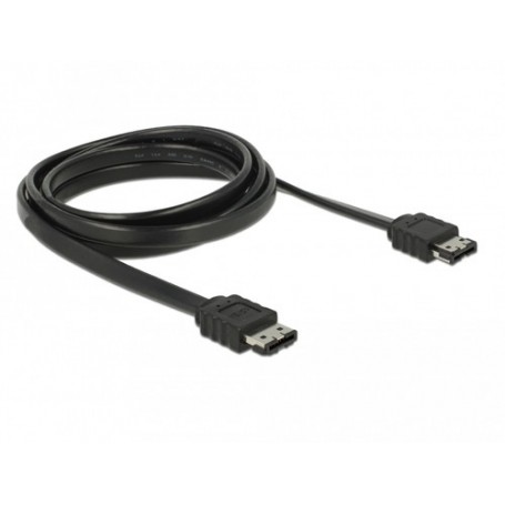 DeLOCK 85641 cavo SATA 2 m eSATA Nero (85641)