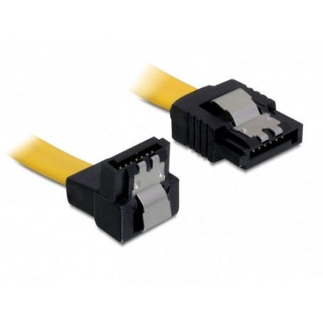 DeLOCK 0.5m SATA M/M cavo SATA 0,5 m Giallo (82811)