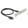 DeLOCK 89936 cavo USB 0,5 m USB 3.2 Gen 2 (3.1 Gen 2) USB A USB C Nero (89936)