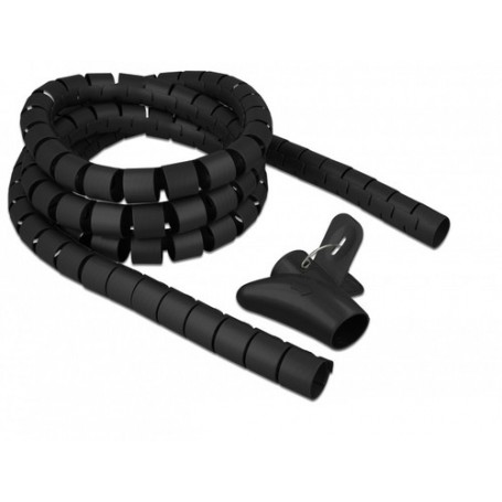 DeLOCK 18838 cavo proiettore Canalina per protezione cavi da pavimento Nero (18838)