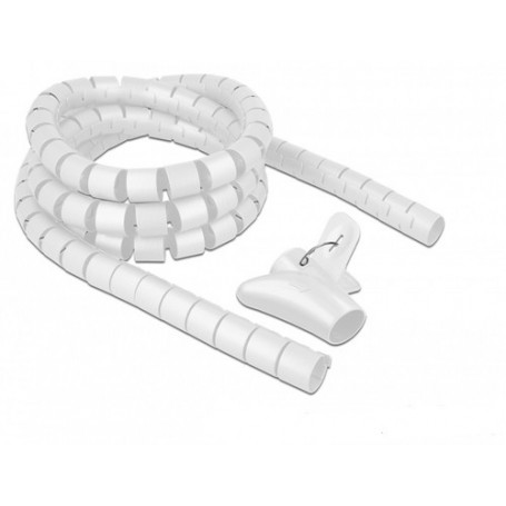 DeLOCK 18842 cavo proiettore Canalina per protezione cavi da pavimento Bianco (18842)