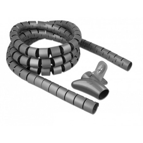 DeLOCK 18846 cavo proiettore Canalina per protezione cavi da pavimento Grigio (18846)