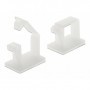 DeLOCK 60250 organizer per cavi Pavimento Supporto per cavo Bianco 10 pz (60250)