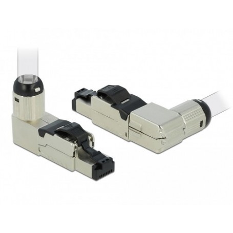 DeLOCK 86289 cavo di collegamento 1 x RJ-45 Grigio (86289)