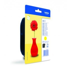 Brother LC-121Y cartuccia d'inchiostro 1 pz Originale Resa standard Giallo (LC121YBP)