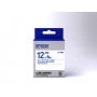 Epson Nastro fondo Standard bianco per testo Blu 12/9 LK-4WLN (C53S654022)