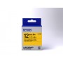 Epson Nastro fondo Pastello Giallo per testo Nero 12/9 LK-4YBP (C53S654008)