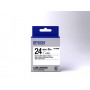 Epson Nastro fondo Standard Bianco per testo Nero 24/09 LK-6WBN (C53S656006)