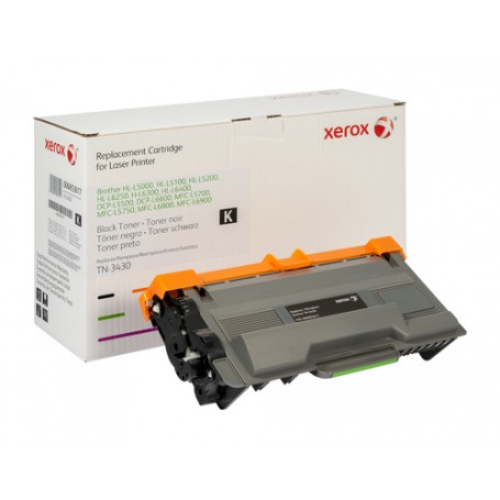 Xerox Cartuccia toner nero. Equivalente a Brother TN3430. Compatibile con Brother DCP-L5500, DCP-L6600, HL-L5000, L5 (006R03617)