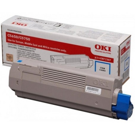 OKI 43872307 cartuccia toner 1 pz Originale Ciano (43872307)