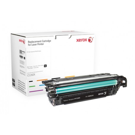Xerox Cartuccia toner nero. Equivalente a HP CE260X. Compatibile con HP Colour LaserJet CP4525 (106R02220)