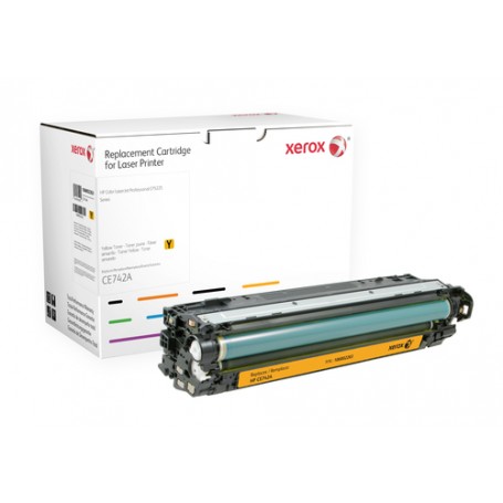 Xerox Cartuccia toner giallo. Equivalente a HP CE742A. Compatibile con HP Colour LaserJet CP5225 (106R02263)
