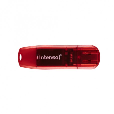 Intenso Rainbow Line unità flash USB 128 GB USB tipo A 2.0 Rosso, Trasparente (3502491)
