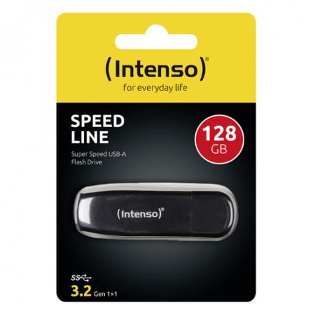 Intenso Speed Line unità flash USB 128 GB USB tipo A 3.2 Gen 1 (3.1 Gen 1) Nero (3533491)