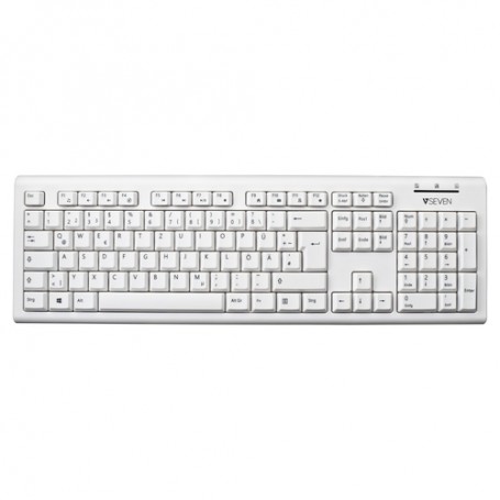 V7 Tastiera Cablata USB - bianco - ITALIANO (KU200IT-WHT)
