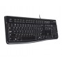 Logitech K120 Corded Keyboard tastiera USB QWERTY Inglese Nero (920-002501)