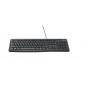 Logitech K120 Corded Keyboard tastiera USB QWERTY Inglese Nero (920-002508)