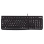 Logitech K120 Corded Keyboard tastiera USB QWERTY Inglese Nero (920-002508)
